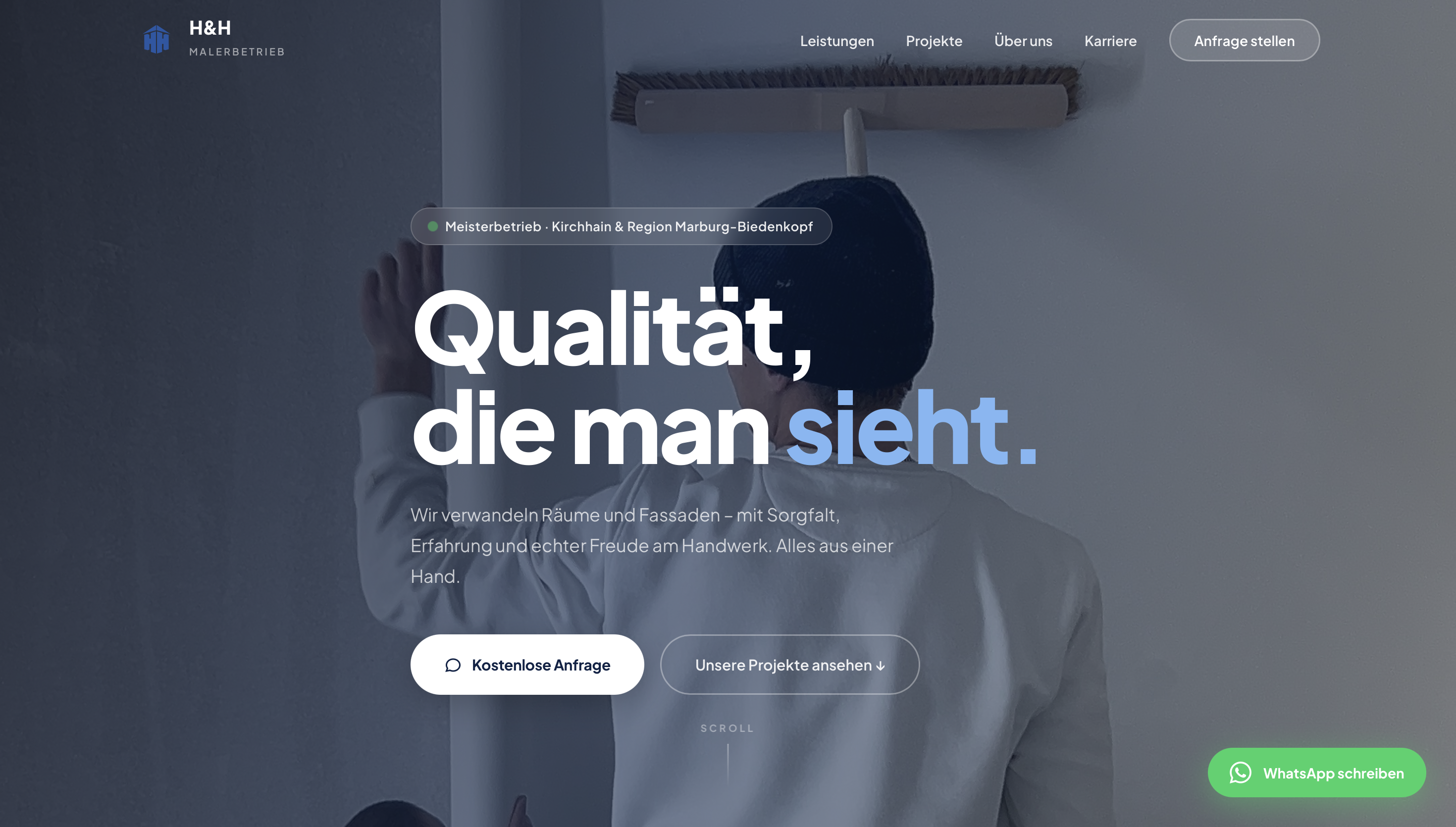 H&H Malerbetrieb Screenshot